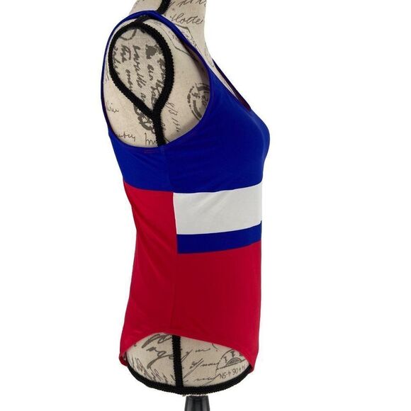 Molybell Red White and Blue One-Piece Swimsuit Large - Picture 6 of 9